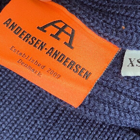 Andersen Andersen Men's marine crewneck sweater - Picture 3 of 3